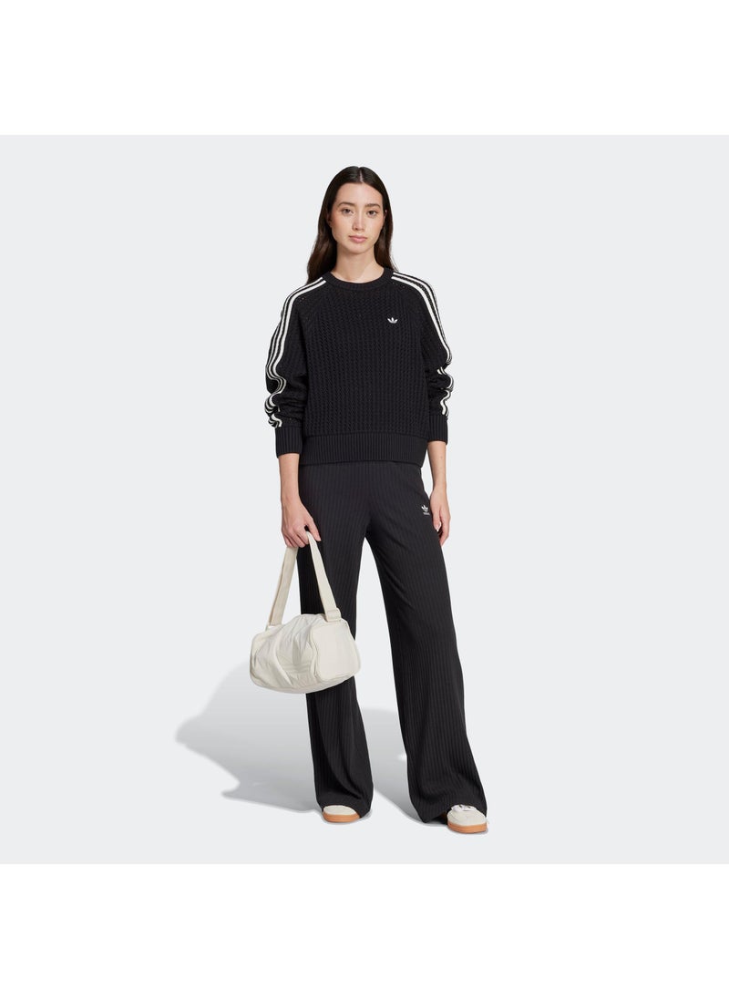 adidas Originals KNITTED CREW Black Originals Women SWEATSHIRTS - Image 5