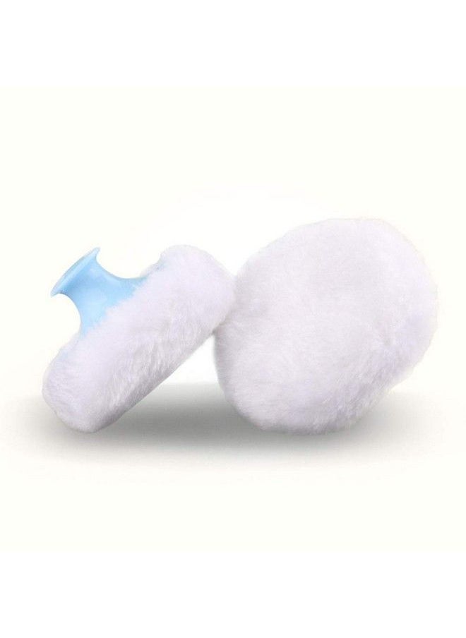Healifty Powder Puff Baby Body Powder Puff With Handle 4Pcs  - Image 4