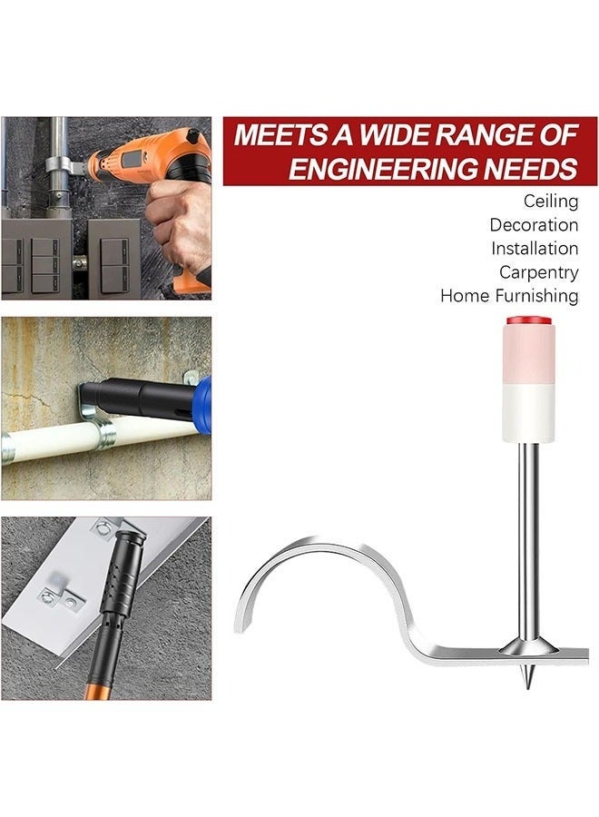 عربست 200 PCS فولاذ الخرسانة مسمار بندقية الأظافر مجموعة, 7.3 مم قطر المسامير, اليدوي Drywall الأظافر, مسدس دي Impacto para Concreto Clavos, الأظافر متعددة الأغراض مطلق النار الأظافر ﻿ - Image 3