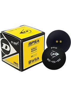 DUNLOP Pro - Double Dot Squash Ball - 3-Pack  - Image 2