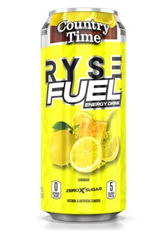 RYSE Fuel Energy Drink, Lemonade Country Time, 1 Can 