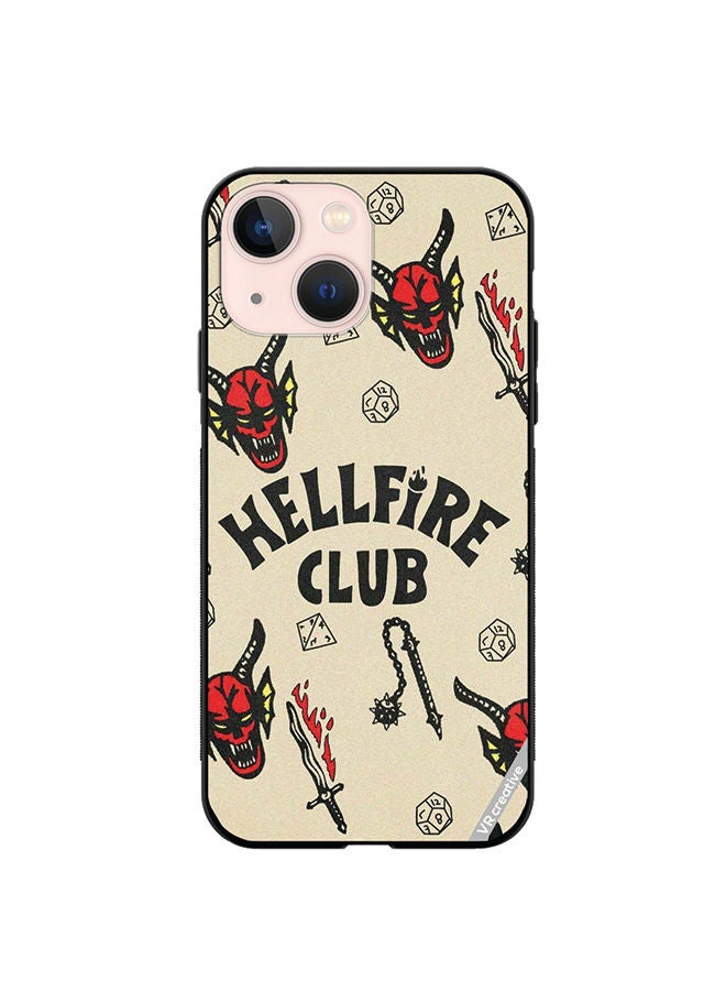 VR CREATIVE Protective Case Cover For Apple iPhone 14 Plus Hellfire Club Design Multicolour - Image 1