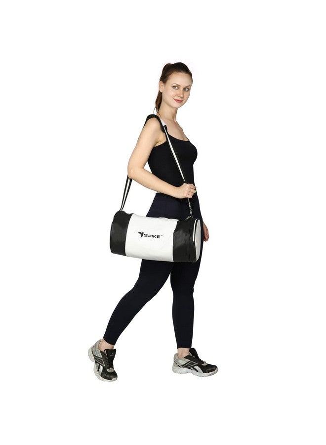 SPIKE Duffle 25L Leather Gym Bag For Men And Women With Accessory Pockets, Removable & Adjustable Strap For Travel Duffle For Gym, Sports, Training, Multicolor - Image 3