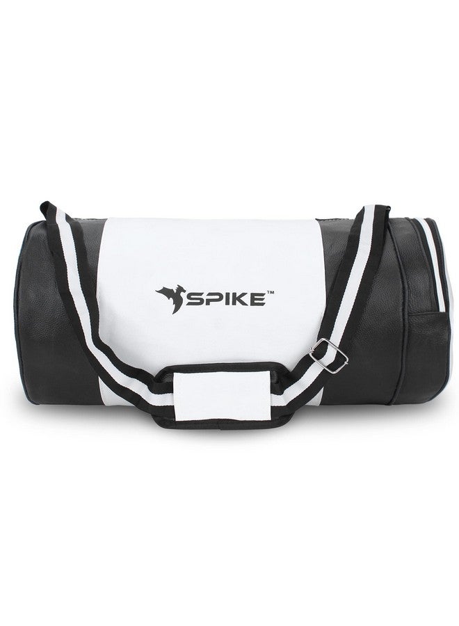 SPIKE Duffle 25L Leather Gym Bag For Men And Women With Accessory Pockets, Removable & Adjustable Strap For Travel Duffle For Gym, Sports, Training, Multicolor - Image 1