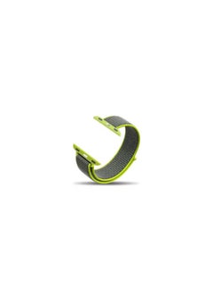 Apple Watch 38mm 40mm 41mm Nylon Sport Loop Band Compatible with iWatch Series 7/SE/6/5/4/3/2/1 Flash Green