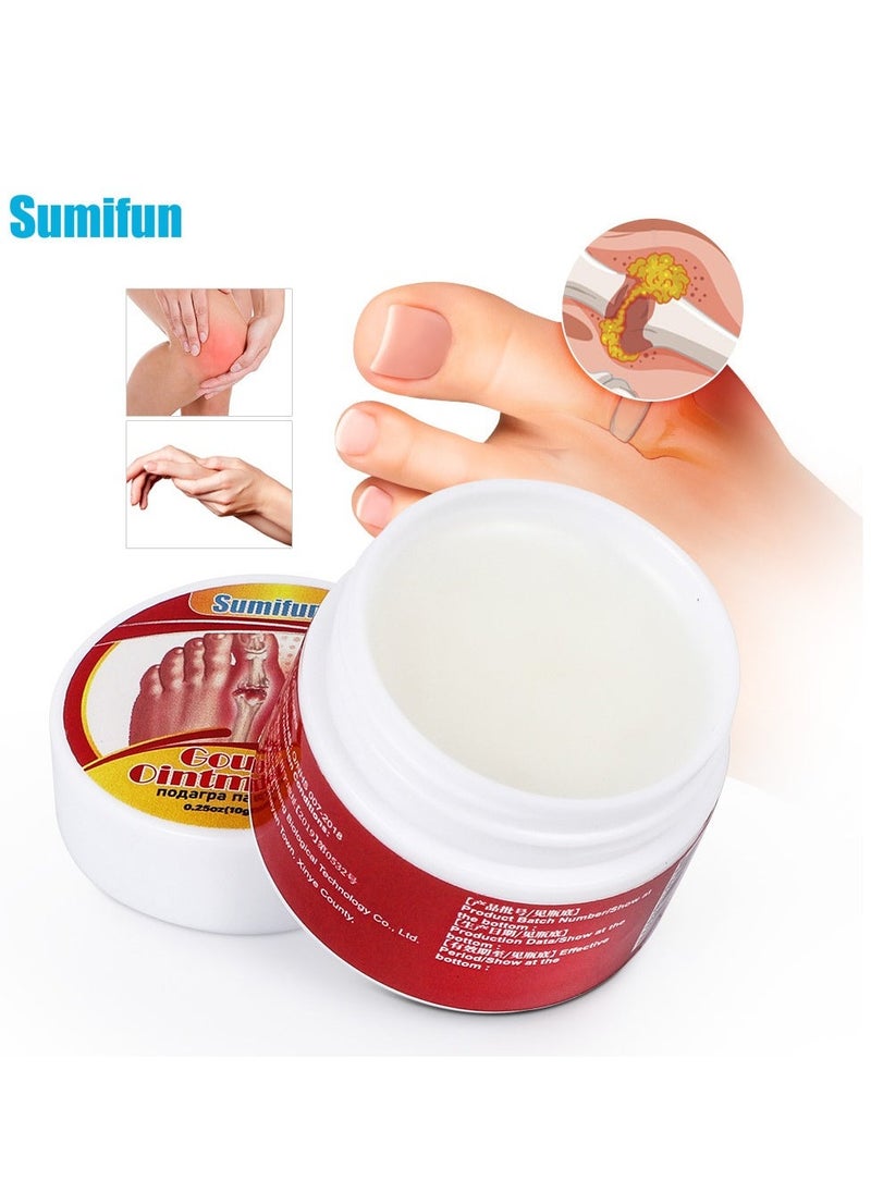 Sumifun كريم تخفيف آلام البروز، كريم مصحح مفصل إصبع القدم، مرهم شفاء لآلام النقرس والتهاب المفاصل الموضعية لتخفيف آلام المفاصل وتيبس إصبع القدم، كريم البروز لتخفيف البروز وتورم الإصبع - Image 2