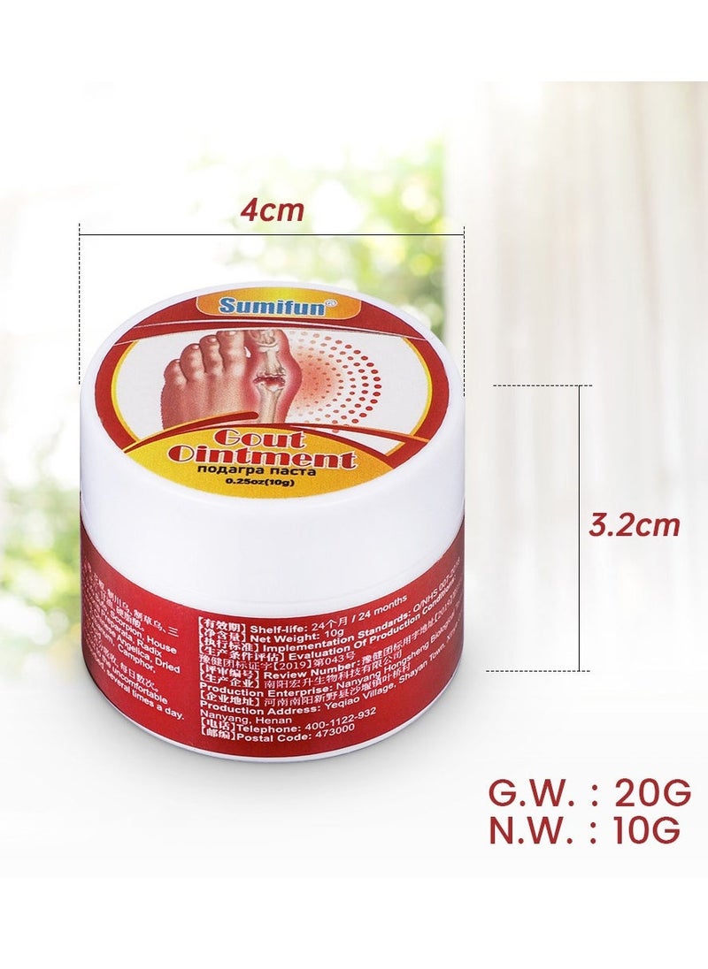 Sumifun كريم تخفيف آلام البروز، كريم مصحح مفصل إصبع القدم، مرهم شفاء لآلام النقرس والتهاب المفاصل الموضعية لتخفيف آلام المفاصل وتيبس إصبع القدم، كريم البروز لتخفيف البروز وتورم الإصبع - Image 3