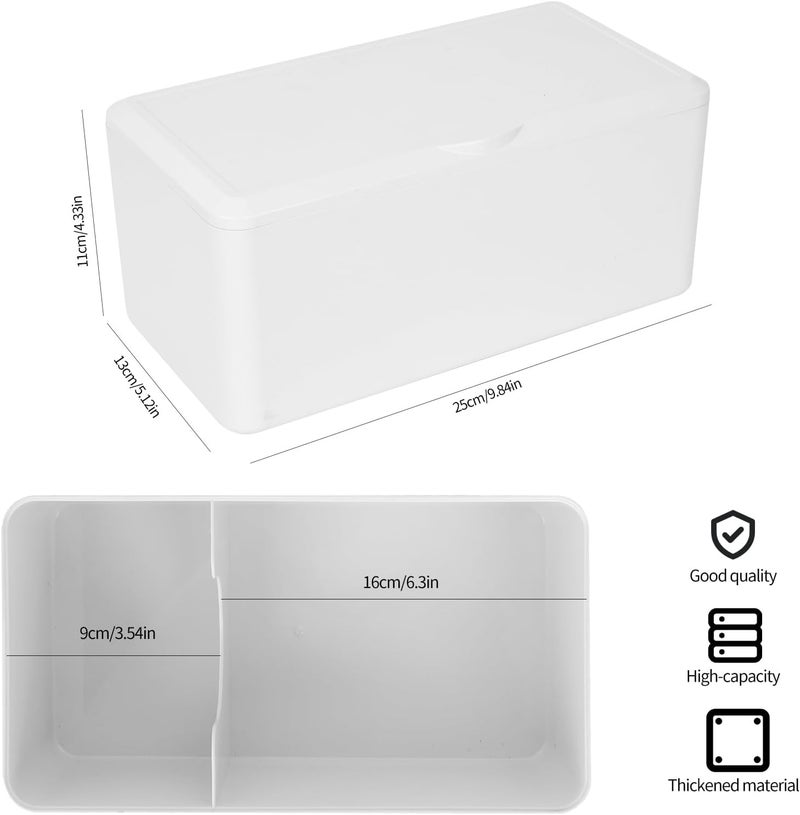 ChengFu Pad and Tampon Organizer for Bathroom,Sanitary Napkin Holder, Pad and Tampon Organizer for Period, Sanitary Napkin Storage Container, Black - Image 2