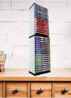 DOBE ATD Cd Shelf, Game Storage Tower Holder, 36 Tier Shelving, Game Disk Rack and Controller Organizer Compatible for Ps5, Ps4, for Home, Office  - Image 4