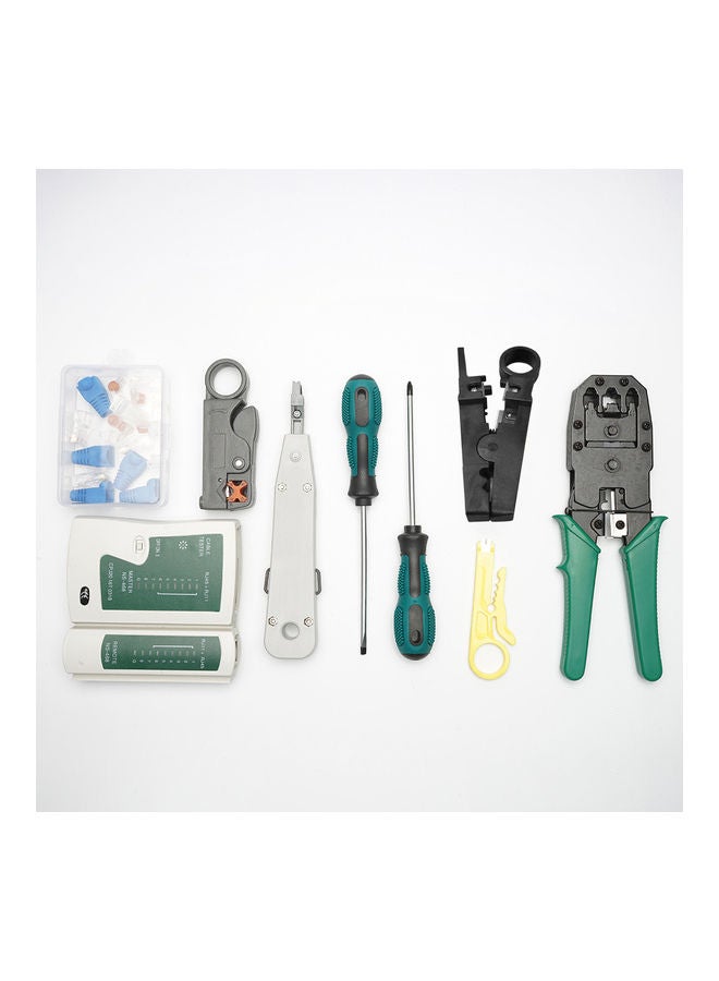 NIBEMINENT 14-Piece Portable Ethernet Network Hardware Bag Tool Multicolour - Image 2