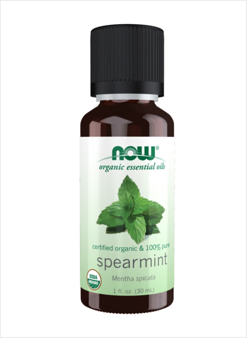 Now Essential Oils 100% Pure Organic Spearmint Oil – 30ml