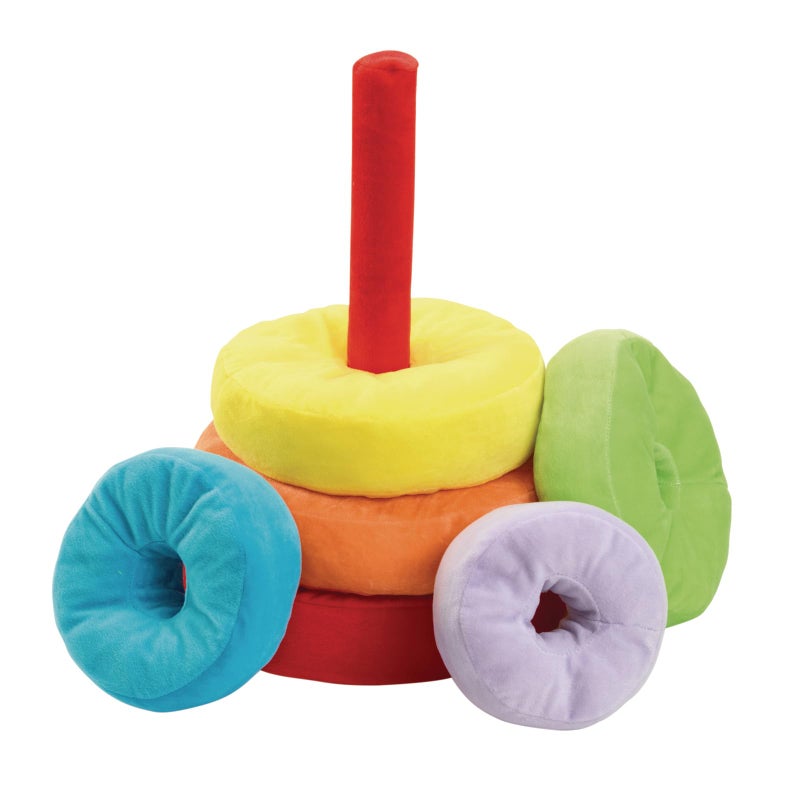 Excellerations Giant Plush Rainbow Stacking Ring for Kids Classroom Game for Children - Image 4