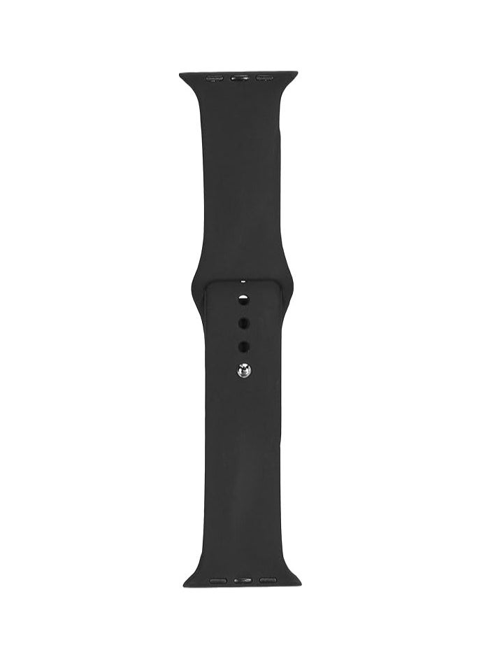 Generic - Silicone Sport Band for Apple Watch Ultra/Ultra 2 49mm 45mm 44mm 42mm, Waterproof Soft Silicone Sport Band for iWatch Ultra SE 8/7/6/5/4/3/2/1 , from black fig tack - Image 1