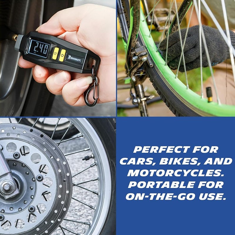 MICHELIN Digital Tyre Pressure Gauge With Key Ring (Pack of 2) - Image 4