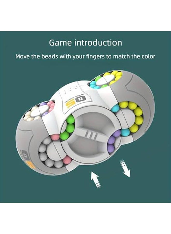 general Eight-sided space multi-dimensional Rubik's Cube magic beans decompress and decompress rotating beaded educational toys - Image 2