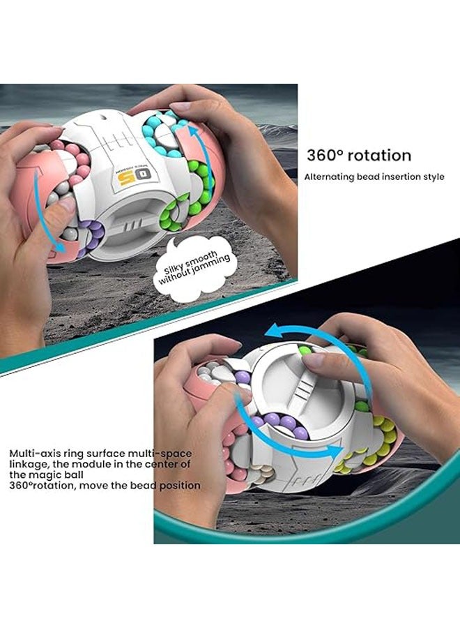 general Eight-sided space multi-dimensional Rubik's Cube magic beans decompress and decompress rotating beaded educational toys - Image 5