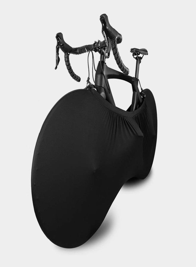 AUXMART Bike Wheel Cover Indoor Anti Dust High Elastic Bicycle Wheel Bag Suitable for 24-26 inches, Black - Image 2