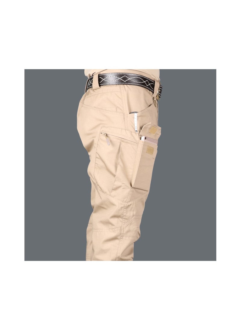 Loquat - Men Tactical Pants, Special Forces Camouflage Training Pants Beige - Image 1