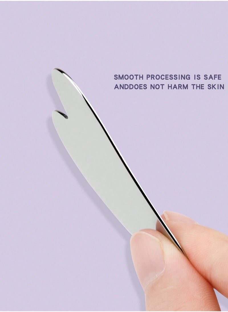 Generic - Stainless Steel Gua Sha Facial Massage Tool - Image 1