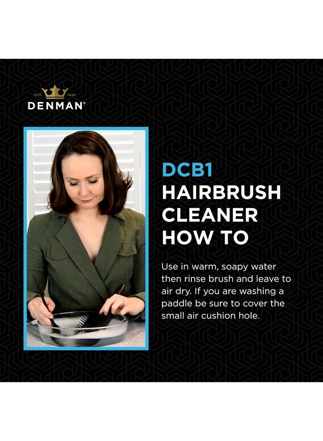 DENMAN Hairbrush Cleaning Brush for Effective Hairbrush Cleaning, DBC1 - Image 4