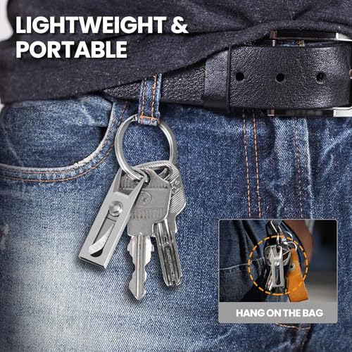 squishy Keychain Tools, Pocket Compact Tool for Opening Packages, Essential for Outdoor Adventurers and Travelers, Durable Keychain Tool - Image 2