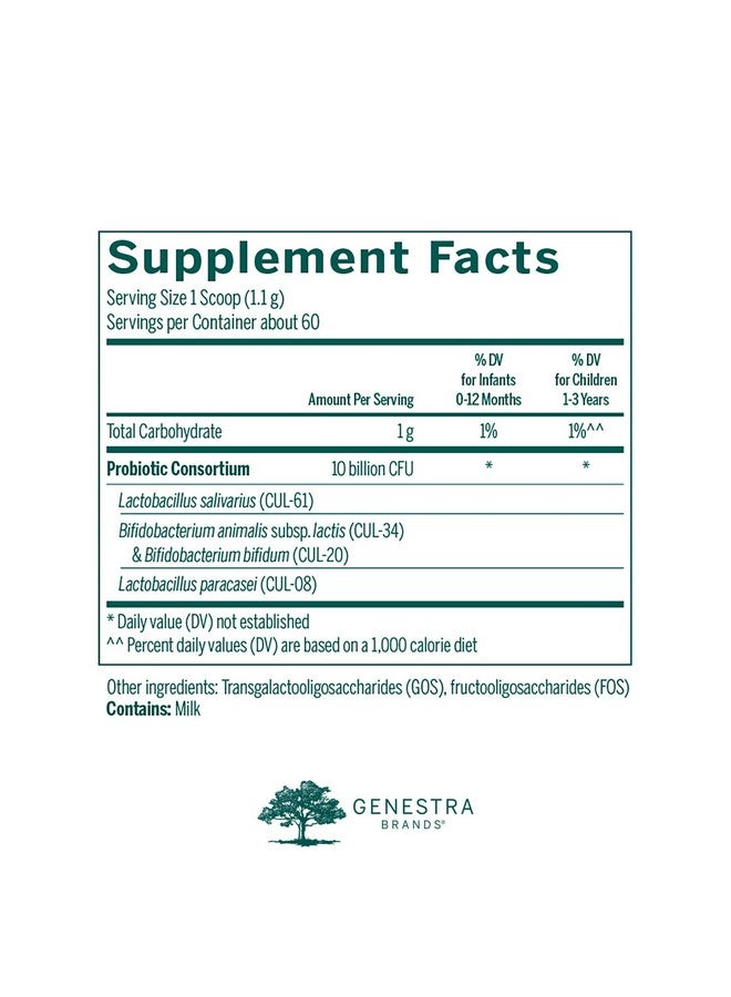 Genestra Brands HMF Baby F | Probiotic Supplement for Formula Fed Babies | 2.3 Ounces - Image 2