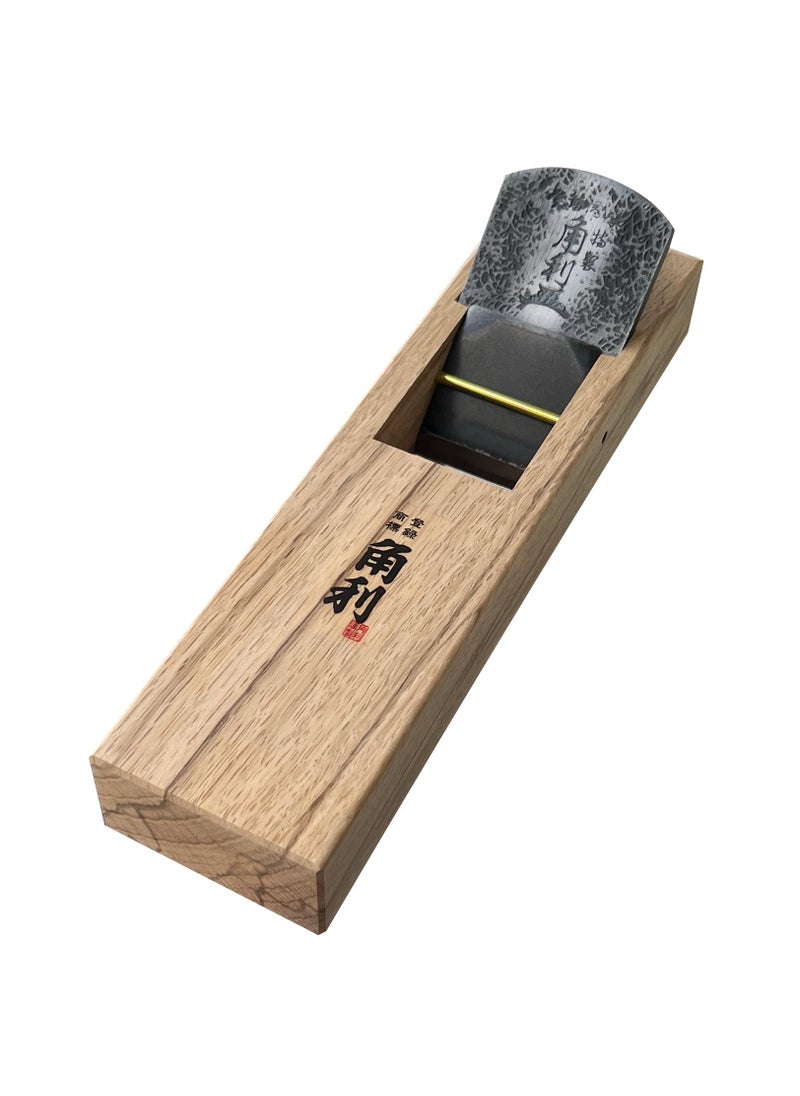 KAKURI KAKURI Japanese Block Plane 50mm for Woodworking, KANNA Smoothing Plane Manual Hand Planer Tool for Finishing Wood, 9.5 x 2.5 x 2.3 inches, ECO Oak Body, Made in JAPAN  - Image 1