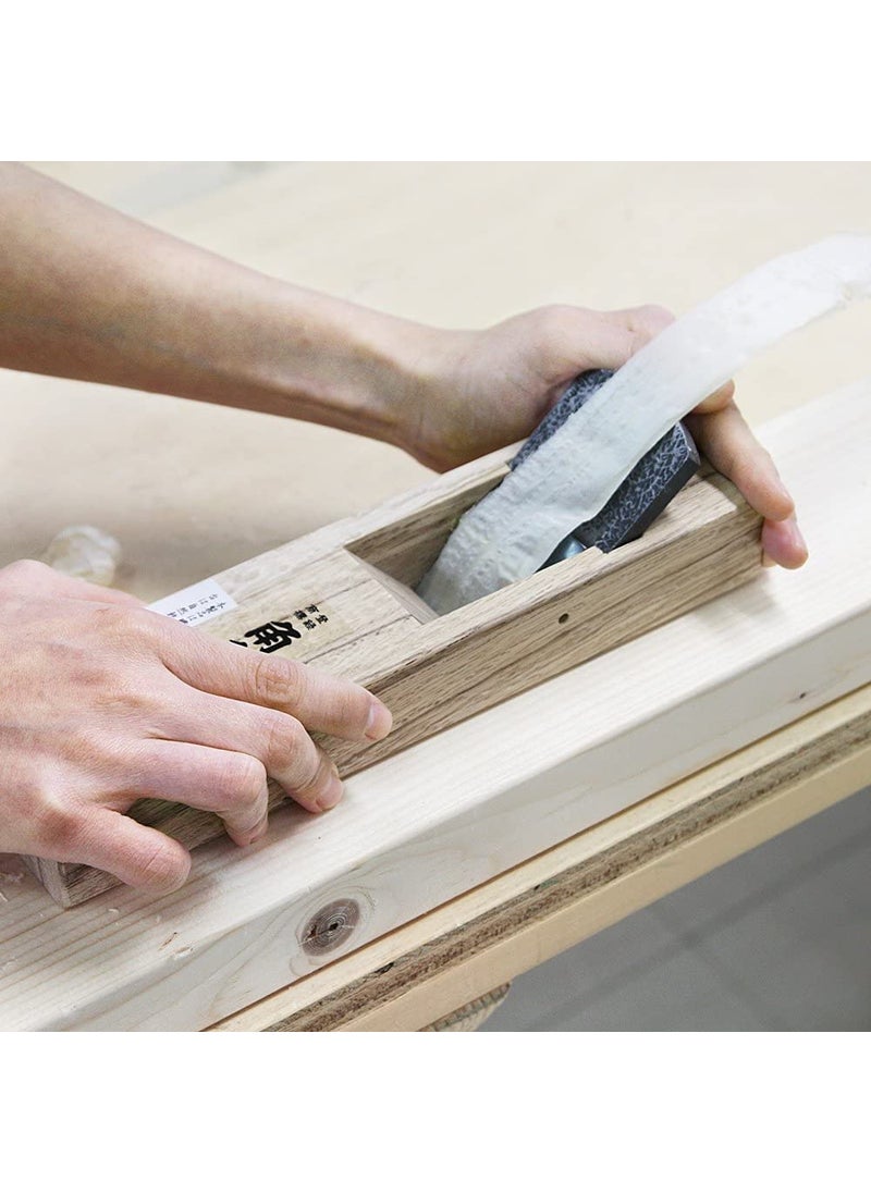 KAKURI KAKURI Japanese Block Plane 50mm for Woodworking, KANNA Smoothing Plane Manual Hand Planer Tool for Finishing Wood, 9.5 x 2.5 x 2.3 inches, ECO Oak Body, Made in JAPAN  - Image 2