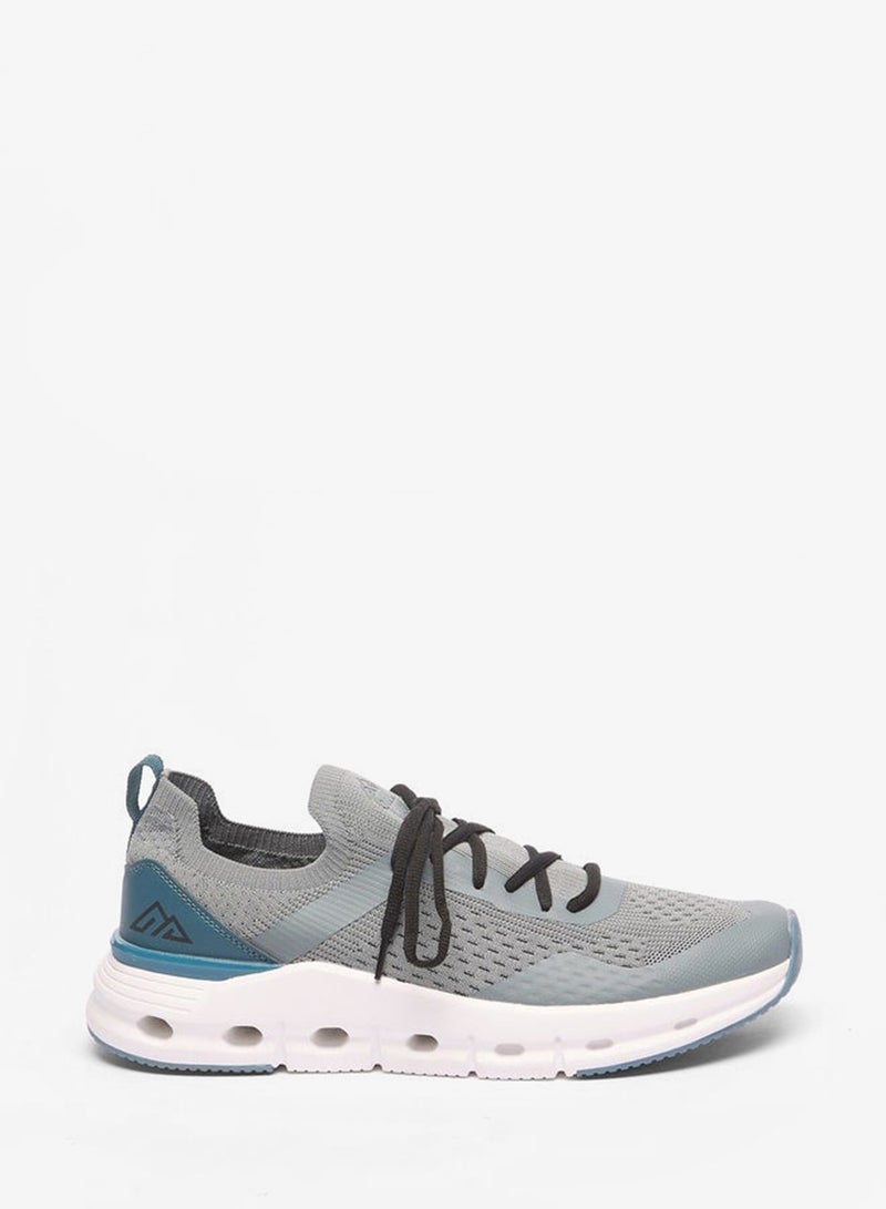 Oaklan by Shoexpress Colourblock Sneakers with Lace-Up Closure - Image 3