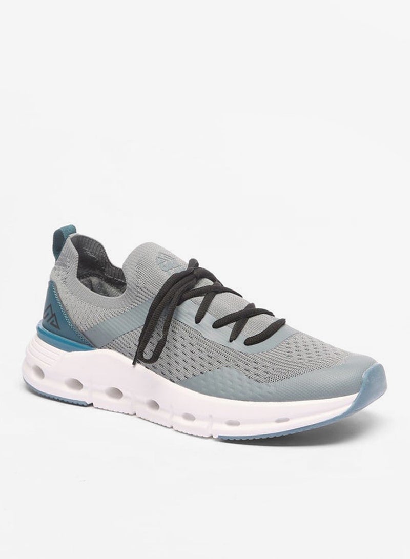 Oaklan by Shoexpress Colourblock Sneakers with Lace-Up Closure - Image 1