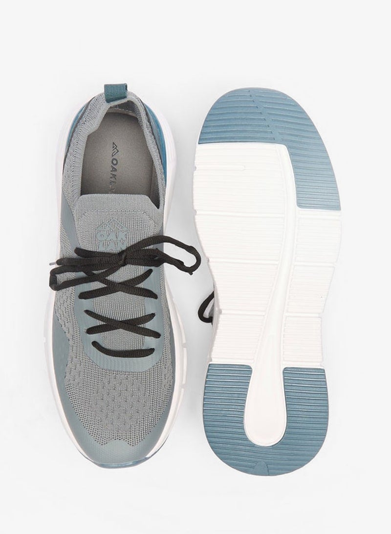 Oaklan by Shoexpress Colourblock Sneakers with Lace-Up Closure - Image 4