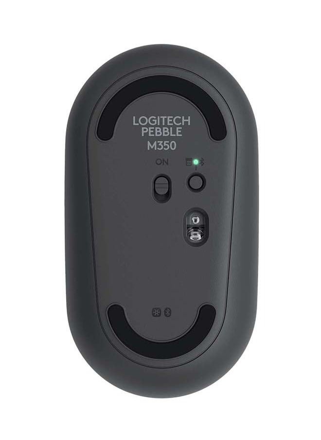 Logitech M350 Wireless Mouse Bluetooth Wireless Up to 4000 DPI Graphite Graphite  - Image 1