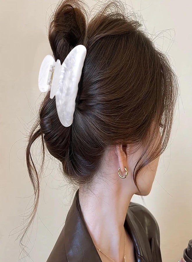 Kifmurase Hair Claw Clips, Acrylic Big Hair Clips for Thick Hairs, Women Girls Strong Hold Jaw Clip, Cute Banana Hairclip for Hairs Styling Accessories, Large Non-Slip Barrettes Clip - Image 5