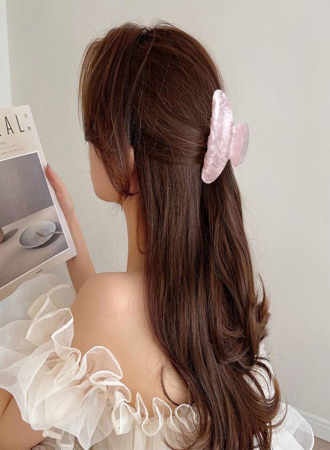 Kifmurase Hair Claw Clips, Acrylic Big Hair Clips for Thick Hairs, Women Girls Strong Hold Jaw Clip, Cute Banana Hairclip for Hairs Styling Accessories, Large Non-Slip Barrettes Clip - Image 4