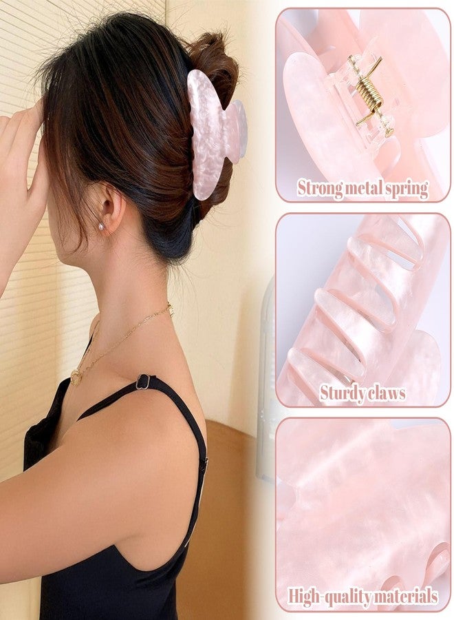 Kifmurase Hair Claw Clips, Acrylic Big Hair Clips for Thick Hairs, Women Girls Strong Hold Jaw Clip, Cute Banana Hairclip for Hairs Styling Accessories, Large Non-Slip Barrettes Clip - Image 3