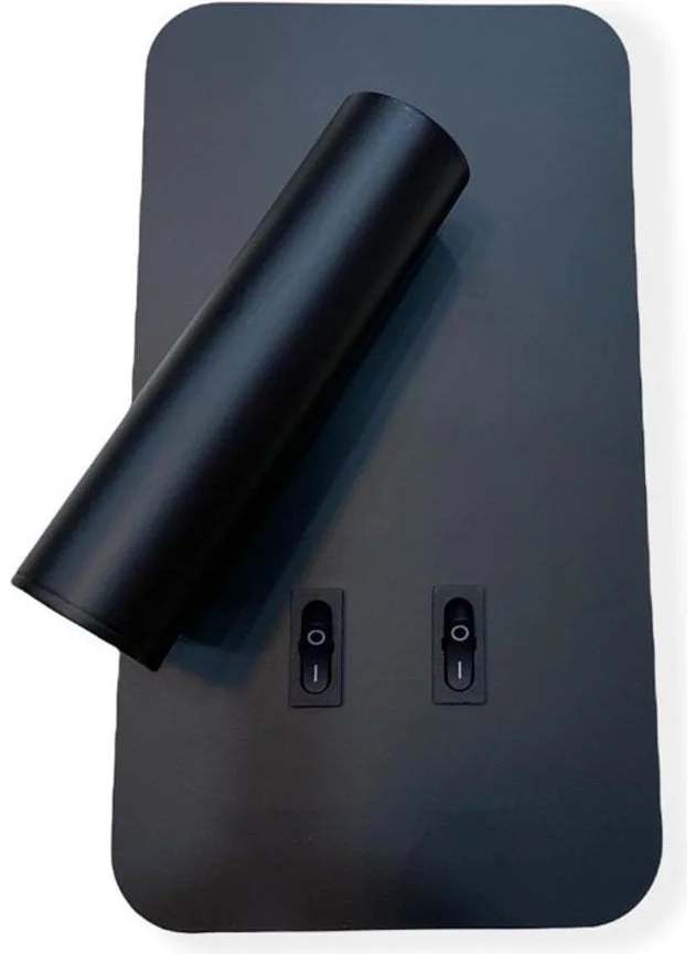 Ec Shop Cata Double Stage Bedside Sconce CT-5243 Black Case