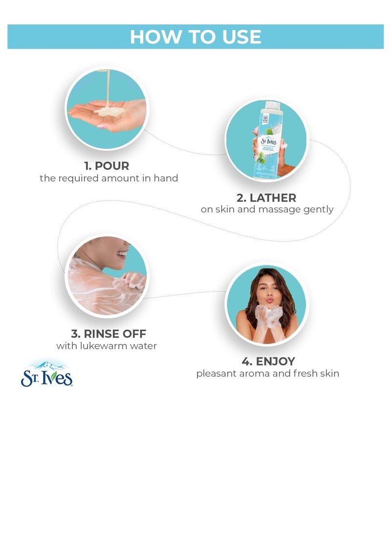 ST. Ives ST.Ives EXFOLIATING BODY WASH SEA SALT & PACIFIC KEL 650ml - Image 2