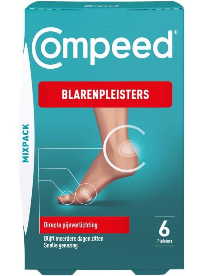 Compeed Mixed Size Blister Plasters, Pack Of 6 - Image 1