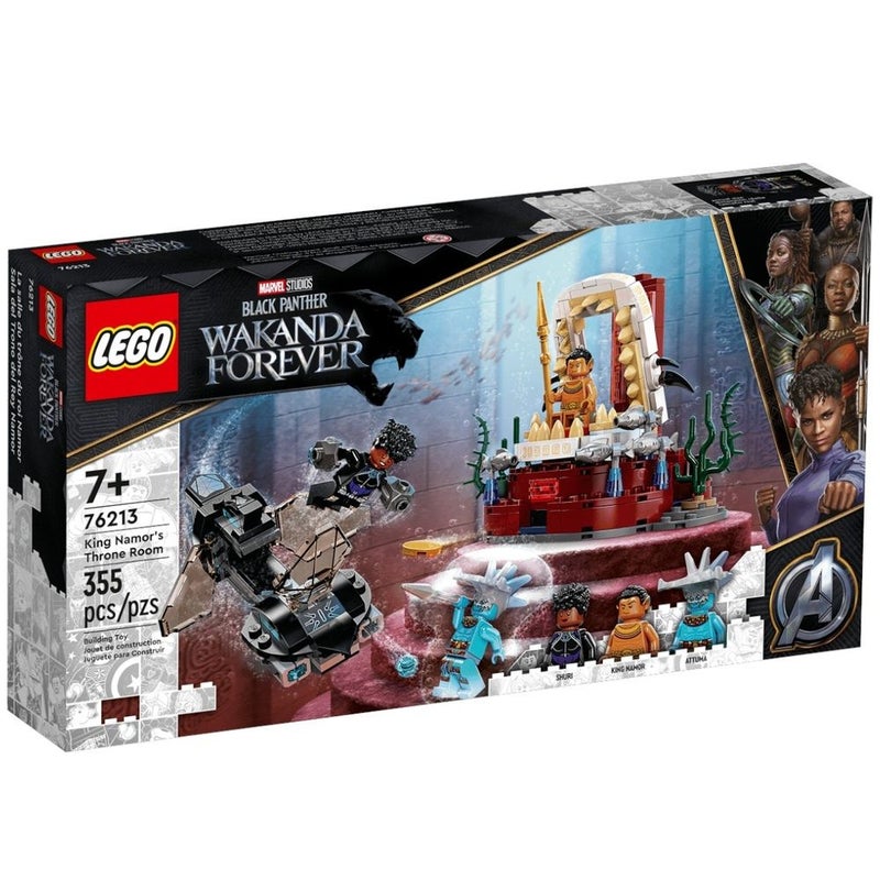 LEGO - Marvel King Namor’s Throne Room 355 Pieces - 76213 - Image 1