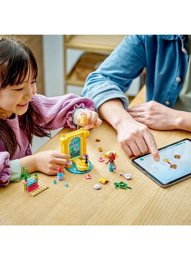 LEGO Disney Princess Ariel’S Music Stage, Buildable Toy For Kids With 2 Iconic Characters, Fun Gift Idea For Tv Show Fans, Girls And Boys Aged 4 Plus 43235 (60 Pieces)