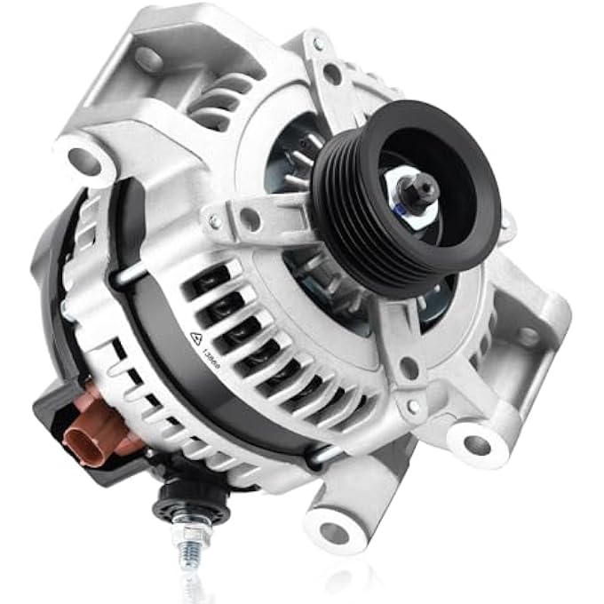 Farrme 13868 Car Alternators 120 Amp, 6-Groove Pulley Fit for Dodge Stratus, for Chrysler Sebring 2001-2006 2.4L 2.7L Automotive Replacement Alternators 421000-0740, 4606755AA, 4606755AD, 421000-0230 - Image 1
