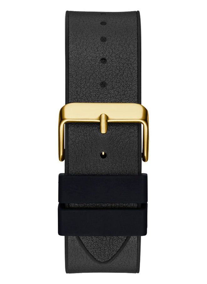 GUESS Men Analog Genuine Leather Silicone Watch GW0500G1 - 44 mm  - Image 3