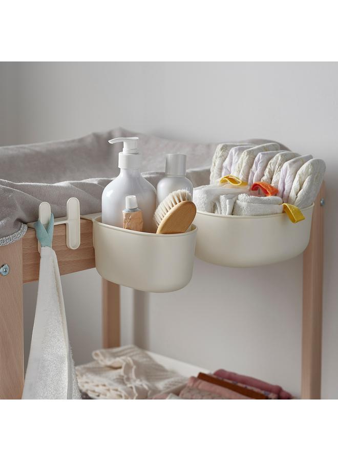 Zaboon Stor baskets changing tbl set of 4, white - Image 3