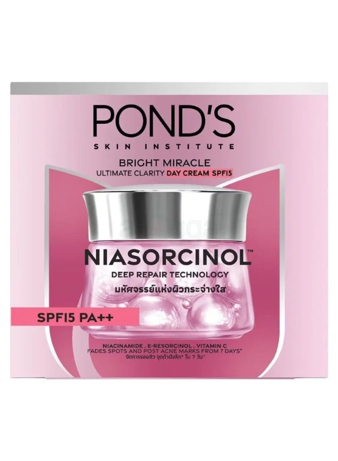 Pond's Bright Miracle Niasorcinol Day Cream SPF15 45G - Image 1