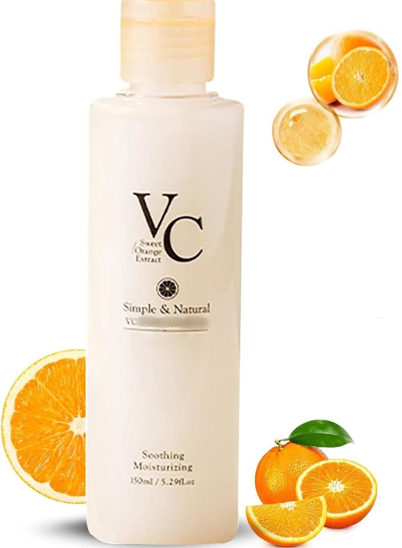 DayWins Vc Serum Korean 150 ml, Sweet orange Extract Simple & Natural Deep Moisturing and Soothing, for Face Skincare, Vc Serum Intensive Whitening, Ingredients Deeply Hydrate and Enhance Skin Elasticity - Image 1
