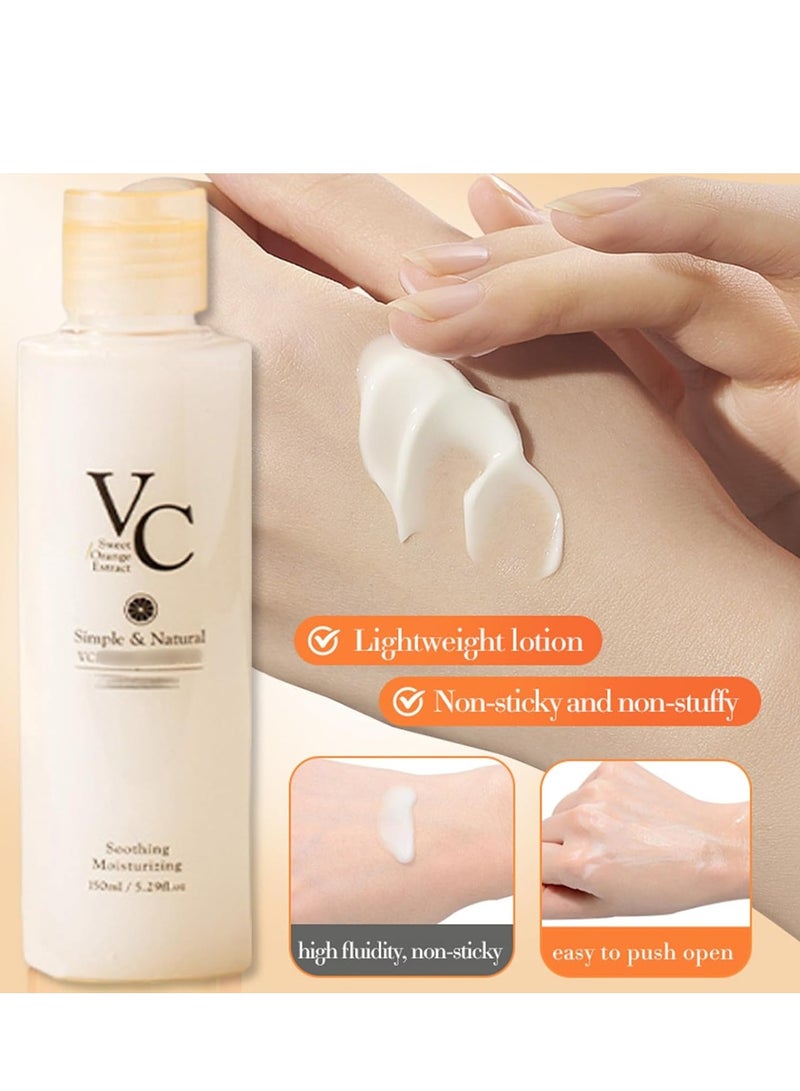 DayWins Vc Serum Korean 150 ml, Sweet orange Extract Simple & Natural Deep Moisturing and Soothing, for Face Skincare, Vc Serum Intensive Whitening, Ingredients Deeply Hydrate and Enhance Skin Elasticity - Image 2