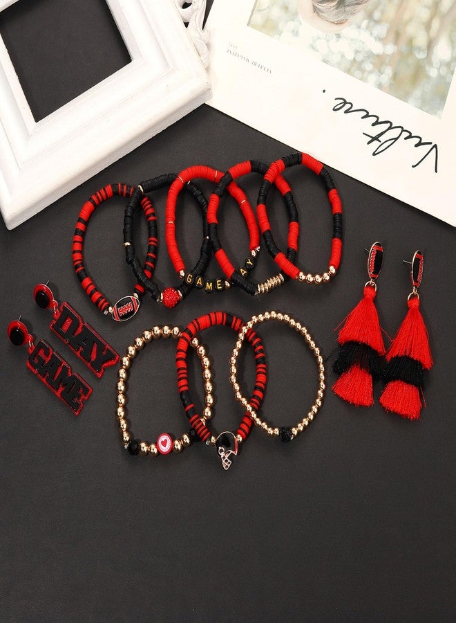 سيالكسهيني إكسسوارات يوم المباراة من سيالكسيني للنساء، عصابة رأس ليوم المباراة، عصابة رأس لكرة القدم، إكسسوارات رياضية ليوم المباراة، هدايا ملابس (يوم المباراة أ)، أحمر - Image 3