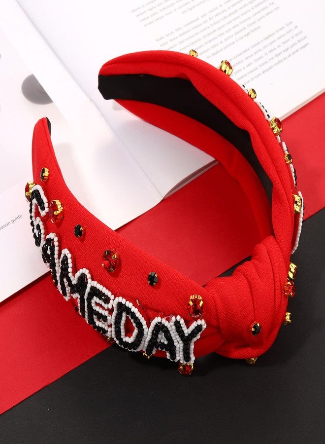 سيالكسهيني إكسسوارات يوم المباراة من سيالكسيني للنساء، عصابة رأس ليوم المباراة، عصابة رأس لكرة القدم، إكسسوارات رياضية ليوم المباراة، هدايا ملابس (يوم المباراة أ)، أحمر - Image 4