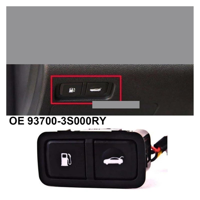 Hyundai Sonata 2011 2014 Trunk Fuel Door Release Switch Button 93700 3S000 - Image 4