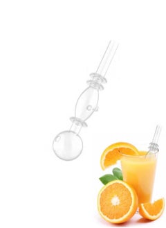 Beauenty Clear glass tubes, suitable for juice/drink/coffee/milk tea stirring, essential for home/outdoor/camping  - Image 1